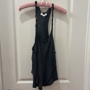 NWOT Free People We The Free Charcoal Tank top - S